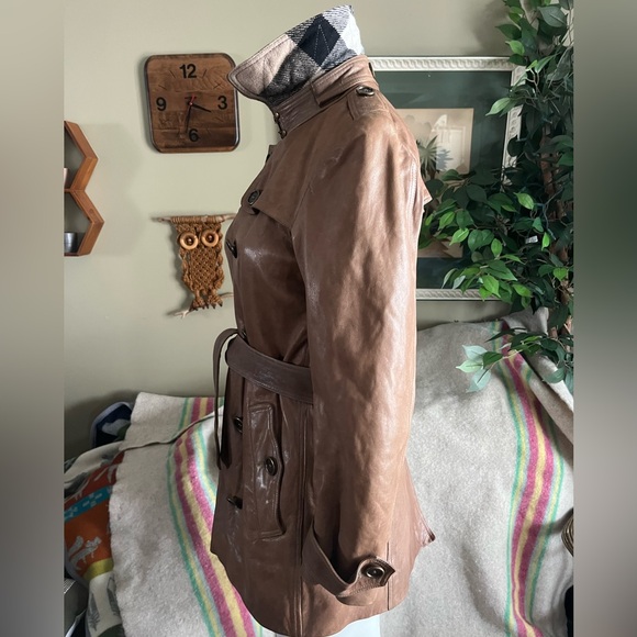 Burberry Leather Trench Coat - Picture 12 of 16